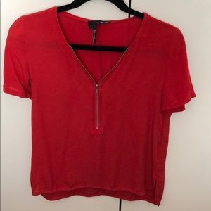 The Kooples Short Sleeve Blouse